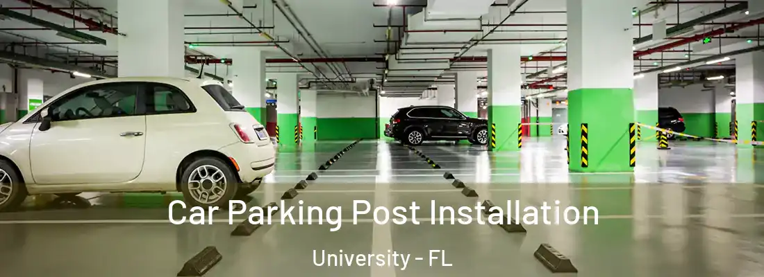  Car Parking Post Installation University - FL