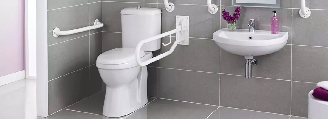 Modern Handicap Bathroom Solutions with Safety Features in University, FL
